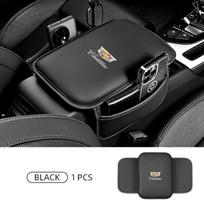 Automobilio porankio dėžutės paminkštinimas, laikymo krepšys, alkūnės atrama, odinė kilimėlis Cadillac SRX Escalade CTS BLS ATS DTS XTS SLS XLR V Deville CT5 juoda