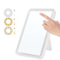 Cosmetic Mirror 3 Color Lighting Table Makeup Mirror LED Makeup Mirror  Bathroom balta