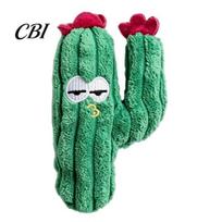 Plush Cactus Cat Toy Toy, Catnip Filled Chew Cute Stuffed Kitten Teething for Indoor Cats Entertainment Colorful