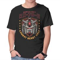 Unisex Crew Neck T-Shirt Combat Ready Unit Graphic Short Sleeve Casual Tee L