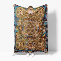 Beautiful Mandala Throw Blanket Bohemian Bed Blanket Decorative Sofa Cover Festival Blanket Home Decor Gift 70x100cm28x39in