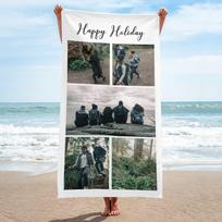 Personalized Custom Beach Towel Customized Photo/Logo Oversized Microfiber Towel Summer Party Gift For Beach Swimming Bath Sport 50x100 CM
