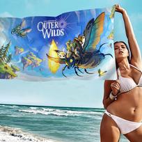 Outer Wilds  Microfiber Printed Beach Towel Mountain Climbing Yoga Beach Swimming Running Absorbent Soft Towel Cotton 30x30cm