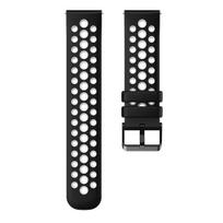 22mm Two-tone Hole Strap Compatible for OnePlus Watch 3/Watch 2/Watch 2R Soft Breathable Men Women Bracelet for One Plus Watch 3 OnePlus Watch 3 2 juoda balta spalva
