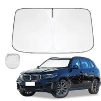 Skirta Bmw X5 G05 F15 E70 E53 E39 Priekinio stiklo apsauga nuo saulės Skydelis nuo saulės Apsauga nuo saulės Sulankstoma Apsaugo nuo UV spindulių Laiko jūsų automobilį vėsesnį gray