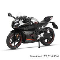 1:12 QJMOTOR QJ600RS Alloy Car CFMOTO 450SR Diecast Motorcycle Model Toys with Light Wheel Damping Vehices Child Christmas Gifts