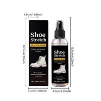 120ml Shoe Stretcher Spray Softening Stretching Liquid Professional Boot Stretcher Spray for Leather Suede Canvas Softeners
