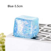 Slow Rise Glitter Stress Cube Stress Balls Malt Sugar Stress Balls for Adults & Kids 