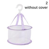 Drying Net Basket Mesh Pocket Hanging Drying Rack for Powder Puff Makeup Sponge Makeup Tool Beauty Brush Organizer 2 violetinė