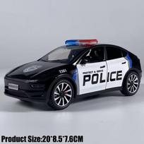 1:24 Model Y US Police Modified Version Police SUV Alloy Metal Diecast Collectibles Police Vehicle Model Home Decoration Collect juoda