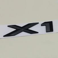 3D ABS Glossy Black Logo X1 Emblem Xdrive 20d 20i 25d 25i Letters Sticker Car Badge for BMW X1 E84 F48 F49 U11 Auto Accessories X1 old  Glossy Black black