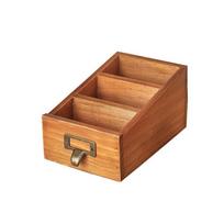 Decorative Desktop Storage Box Vintage Style Pen Holder Durable Makeup Brush Holder  Office ruda