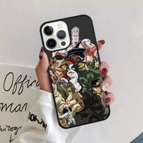 jojo's bizarre adventure jojo anime Telefono dėklas iPhone 11 12 13 14 Pro Max Mini Dėl iPhone X XS Max XR 5 6 7 8 Plus Coque iPhone 5 5S