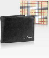 Vyriška odinė piniginė Pierre Cardin Tilak50 8805 su RFID apsauga, juodos spalvos