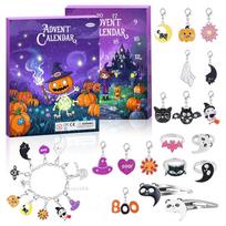 Advent Calendar Gifts, DIY Bracelet Making Kit For For Kids Adult, 24-Days Christmas Countdown Calendar Jewelry Gifts One Size