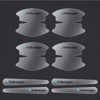 Skaidri Automobilio Durų Rankenos Apsauginė Plėvelė Lipdukas Automobilio Dubenėlis Anti-scratch Lipdukai Decals Dėl Volkswagen Vw Golf GTI Polo Passat