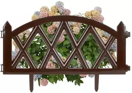 Vilde sodo tvorelė ruda 49x30 cm - dekoratyvi, tvirta, atspari oro sąlygoms