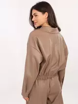 Ruda striukė iš eko odos Rue Paris