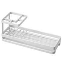 Multi-function Toothbrush Holder Quick-dry Bathroom Countertops Storage Rack  Makeup Brush White-Style A