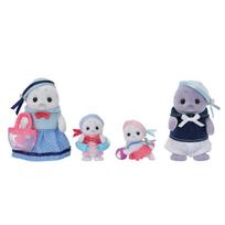 EPOCH Sylvanian Families Doll Set ST Mark Ages Toy Dollhouse Sylvanian Families [Seal Family] FS-51 Certified, 3+,