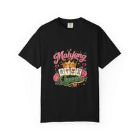 Mahjong Queen T-shirt | Mahjong Tiles Floral Design M
