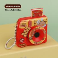 Capybara Camera Flash Keychain Toy With Sound And Glow For Childrens Gifts Prosperity yellow