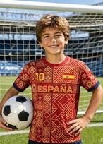 Ispanijos futbolo marškinėliai 2026, Futbolo marškinėliai berniukams ir mergaitėms, Ispanijos futbolo marškinėliai vaikams, Dovana rungtynių dienai 110