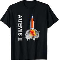 Artemis 2 Sls Rocket Launch Mission To The Moon And Beyond Tshirt S