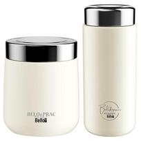 BELO&PRAC Mini Thermos Cup & Food Jar Set