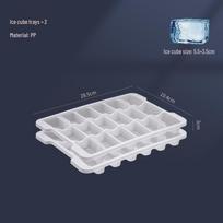 Large Capacity Ice Cube Tray with Storage Box - Ideal for Homemade or Commercial Use