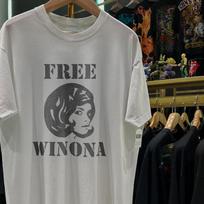 90s Free Winona Promo T-Shirt White XXL XL