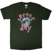 Green day tshirt eye patch green official new L