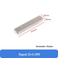 Strong Neodymium Iron Boron Square Magnet, 15/20/25/30/50x5x3mm, Suction Cup, Rare Earth Permanent Magnet Model 1 - 20 pcs