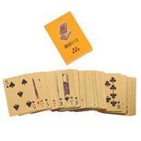 Waterproof Plastic Playing Cards With Elegant Golden Portable Travel Poker Party Game Accessories For Outdoor Games 1