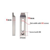 CNC Wire EDM Machine M6 M8 M10 Clamp Tool, Stainless Steel Jig Holder, and Pressure Plate