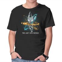 Unisex Crew Neck T-Shirt The Last Cat Bender Graphic Short Sleeve Casual Tee M