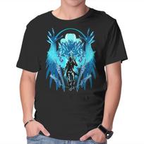 Unisex Crew Neck T-Shirt The Young Devil Hunter Graphic Short Sleeve Casual Tee M