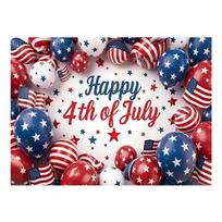 1 vnt. liepos 4 d. patriotiškas gobelenas, poliesterio 2D spaudinys, universalus sienų dekoras miegamajam, verandai ir bendrabučiui, JAV vėliavos balionų menas 40X60cm