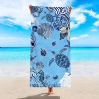 Animal Turtle Beach Towel, Quick Dry Absorbent Microfiber Soft Towel For Swimming Outdoor Sports Pool Beach Vacation 40x60cm