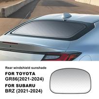 Car Windshield Sun Visor For Subaru Brz Zd8       Toyota Zn8 Gr86 Front Rear Foldable Sunshade Uv Visor