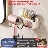 Suction Cup Hair Dryer Stand With Wall Mount Design For Home Use balta