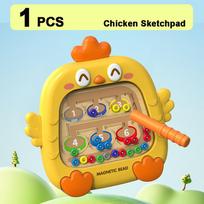 Montessori Toys 2026 Sorting Games Pen Moving Bead Games Funny Grabbing Ball Game Mini Duck Claw Educational Toys for Kids Gifts