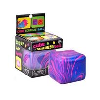Sandėlyje Needoh Sensorinis kubas Fidget Minkštas žaislas Streso ir nerimo malšinimas Raminanti stalo puošmena Atsipalaidavimas Spaudymo terapijos žaislas 10cm