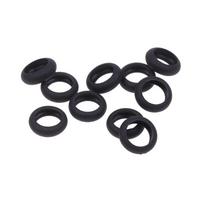 10pcs Flat Earphone Silicone Rubber Ring Flexible Earbud Shell Cover Replacement for 15mm Earphones