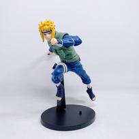 19cm Anime Naruto Shippuden Namikaze Minato Combat Posture Figure Model PVC Collectible Action Statue Figure Toys Decoration Gif