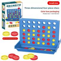 1set- Four In A Row Bingo Chess Connect Classic Family Board Game Toys Fun Educational Toy for Kids Children Entertainment Games