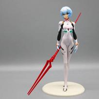23cm Rei Ayanami veiksmo figūrėlė su Longino ietimi EVA Neon Genesis Evangelion Anime Kolekcionuojamas Modelis Žaislas Dovana Gerbėjams