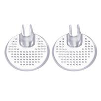 2pcs Clear Reusable Silicone Thong Sandal Toe Protectors  Non-slip Foot Guard Anti-rubbing Toe Pads Comfortable Sandal Accessory
