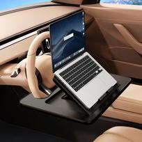 Oatsbasf Portable Car Laptop Computer Desk Stand Mount Car Steering Wheel Desk Foldable Adjustable Tray Board Table for Working juoda