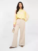 Sportinės kelnės-IT-DR-22227.91-smėlio spalva
